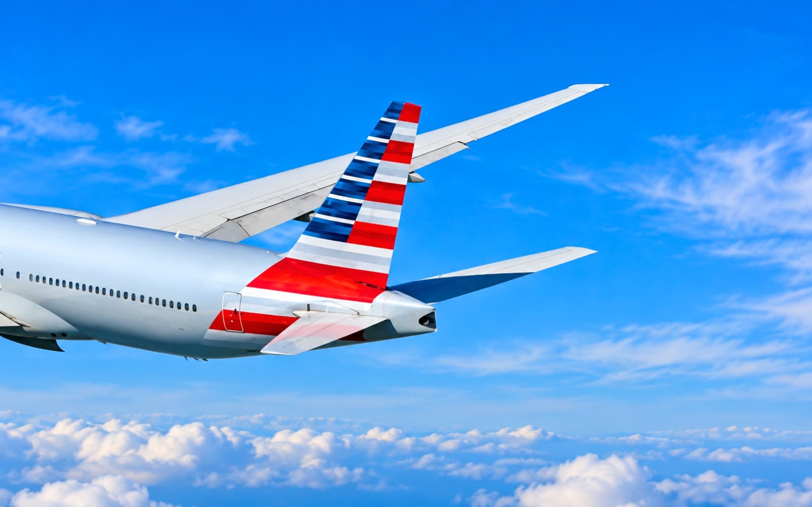 American Airlines automatic seat change feature airplane tail